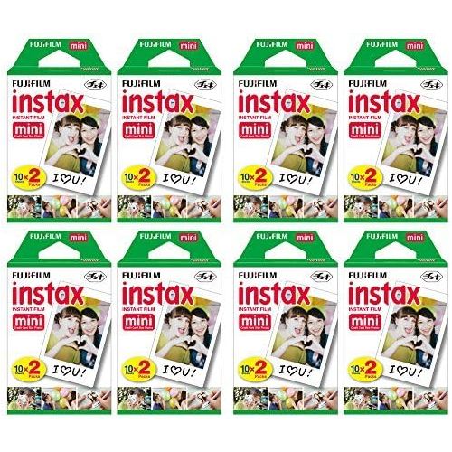 후지필름 Fujifilm Instax Mini Instant Film (8 Twin Packs, 160 Total Pictures) for Instax Cameras