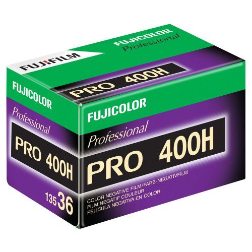 후지필름 Fujifilm 16326078 pro 400H Color Negative Film 15473707 ISO 400, 36mm, 36 Exposures (Green/White/Purple)