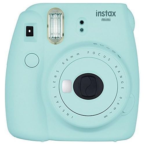 후지필름 Fujifilm Instax Mini 9 Instant Camera (Ice Blue) with 2 x Instant Twin Film Pack (40 Exposures)