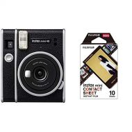 Fujifilm Instax Mini 40 Instant Camera with Fujifilm Instax Mini Contact Sheet Film - 10 Exposures