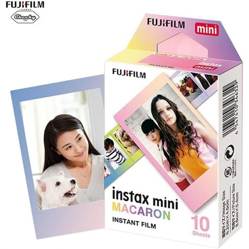 후지필름 Fujifilm Instax Mini 11 Ice Blue Instant Camera Plus Original Fuji Case, Photo Album and Fujifilm Character 10 Films (Monochrome)