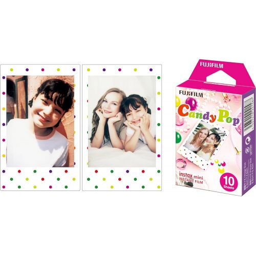 후지필름 Fujifilm Instax Mini Candy Pop Instant Film (10 Color Prints) [International Version]