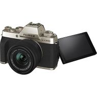 Fujifilm X-T200 Mirrorless Digital Camera w/XC15-45mm Kit - Champagne Gold