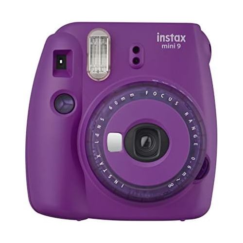 후지필름 Fujifilm Mini 9 Instant Camera with Clear Accents (Purple)