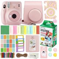 Fujifilm Instax Mini 11 Instant Camera with Case, 20 Fuji Films, Decoration Stickers, Frames, Photo Album and More Accessory kit