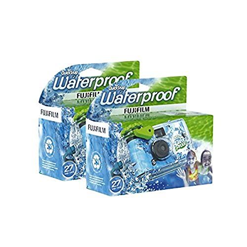 후지필름 Fujifilm Disposable QuickSnap Waterproof Pool Underwater 35mm Camera, Pack of 2