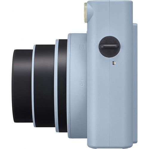 후지필름 Fujifilm Instax Square SQ1 Glacier Blue Instant Camera + Fuji Instax Square Instant Film + Accessory Bundle