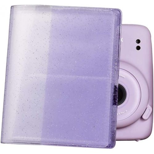 후지필름 Fujifilm Instax Mini 11 Instant Camera - Lilac Purple (16654803) + 2X Fujifilm Instax Mini Twin Pack Instant Film (40 Sheets) + Protective Case + Photo Album - Instax Mini 11 Acces