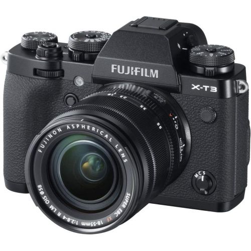 후지필름 Fujifilm X-T3 Mirrorless Digital Camera w/XF18-55mm Lens Kit - Black