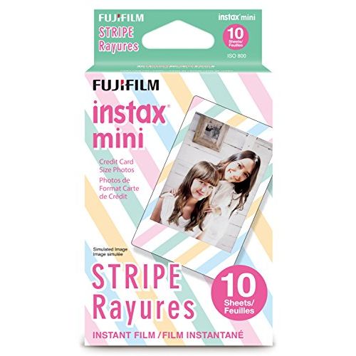 후지필름 Fujifilm Instax Mini Stripe Film - 10 Exposures