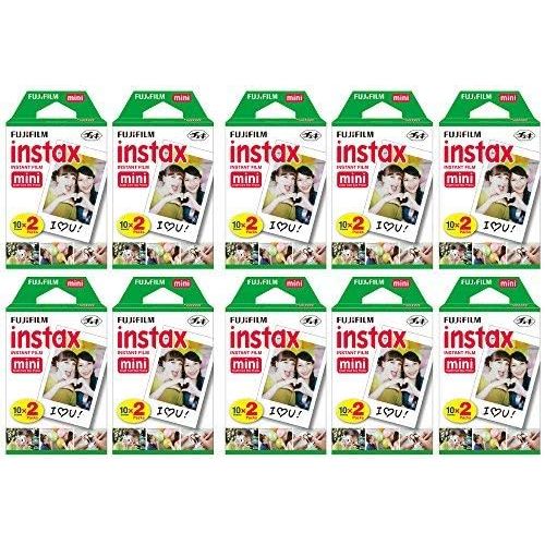 후지필름 Fujifilm Instax Mini Instant Film (10 Twin Packs, 200 Total Pictures) for Instax Cameras