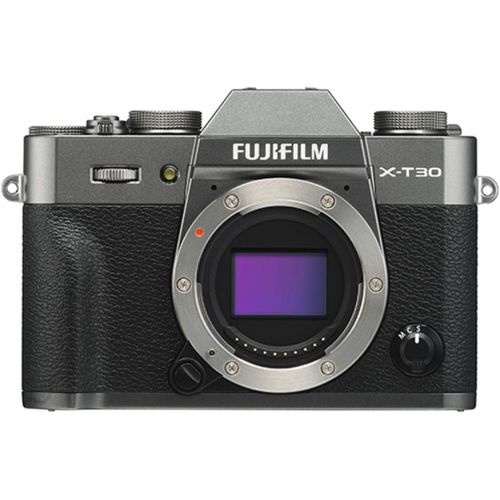 후지필름 Fujifilm X-T30 Mirrorless Digital Camera, Charcoal Silver (Body Only)