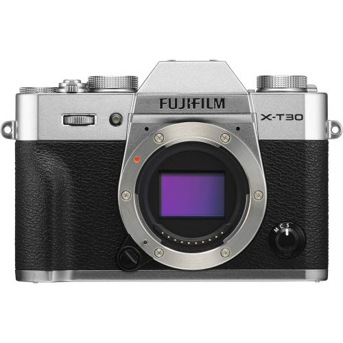 후지필름 Fujifilm X-T30 Mirrorless Digital Camera, Silver (Body Only)