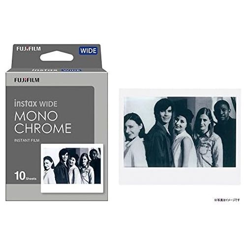 후지필름 Fujifilm Instant Film 2-PACK BUNDLE SET , INSTAX WIDE MONOCHROME WW 1 (10 x 2 = 20 Shoots) for Instax Wide 300 Camera -Japan Import (2-pack)