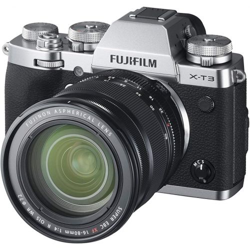 후지필름 Fujifilm X-T3 Mirrorless Digital Camera w/XF16-80mm Lens Kit - Silver