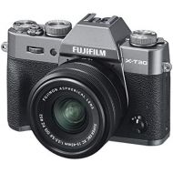 Fujifilm X-T30 Mirrorless Digital Camera w/XC15-45mm F/3.5-5.6 OIS PZ Lens, Charcoal Silver