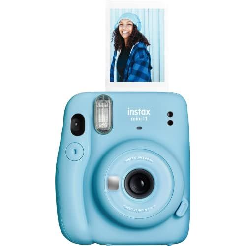 후지필름 Fujifilm Instax Mini 11 Instant Camera - Sky Blue, 4.8 x 4.2 x 2.6, Camera Only