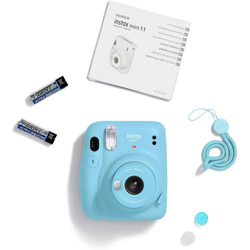 후지필름 Fujifilm Instax Mini 11 Instant Camera - Sky Blue, 4.8 x 4.2 x 2.6, Camera Only