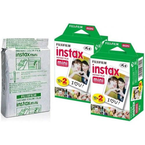 후지필름 Fujifilm Instax Mini Instant Film, 10 Sheets×5 Pack(Total 50 Shoots) [Bulk Packaging]