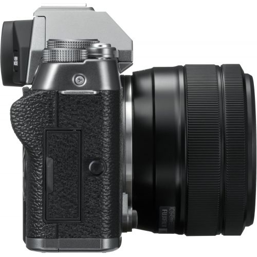 후지필름 Fujifilm X-T100 Mirrorless Digital Camera w/XC15-45mmF3.5-5.6 OIS PZ Lens - Dark Silver