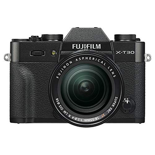 후지필름 Fujifilm X-T30 Mirrorless Digital Camera w/XF18-55mm F2.8-4.0 R LM OIS Lens - Black