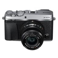 Fujifilm X-E3 Mirrorless Digital Camera w/XF23mmF2 R WR Kit - Silver