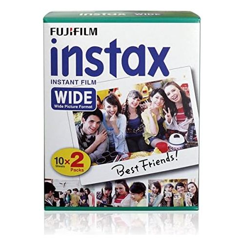 후지필름 Fujifilm Instax Wide Instant 60 Film for Fuji Instax Wide 210 200 100 300 Instant Photo Camera