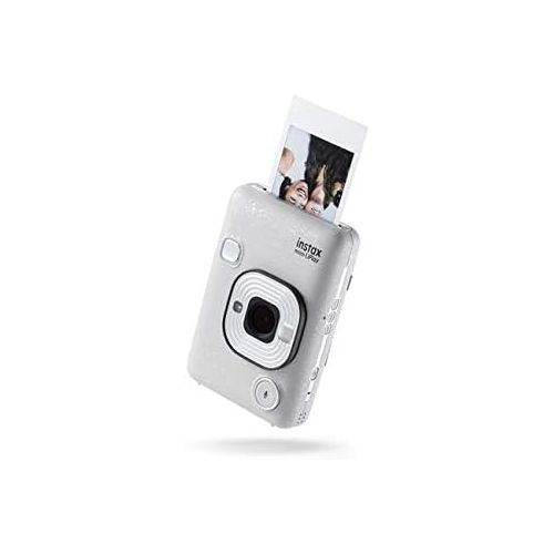후지필름 Fujifilm Instax Mini LiPlay Hybrid Stone White Instant Camera inc 20 Shots