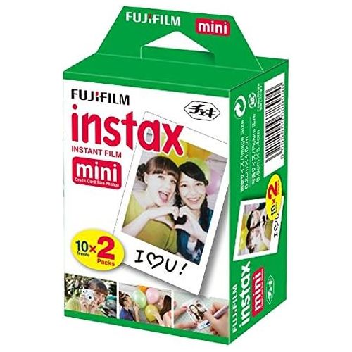 후지필름 Fujifilm Instax Mini 11 Instant Camera - Lilac Purple (16654803) + Fujifilm Instax Mini Twin Pack Instant Film (16437396) + Single Pack Rainbow Film + Case + Travel Stickers