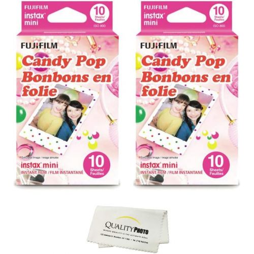 후지필름 Fujifilm Instax Mini 8 Instant Film 2-Pack (20 Sheets) Candy Pop