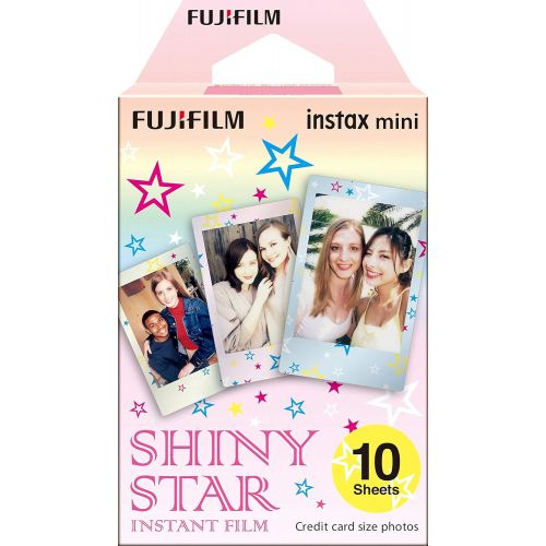 후지필름 Fujifilm Instax Mini Candy Pop Instant Film (10 Sheets) + Fujifilm Instax Mini Shiny Stars Instant Film (10 Sheets)