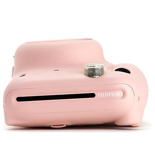 후지필름 Fujifilm Instax Mini 11 Instant Camera - Blush Pink (16654774) + 3x Packs Fujifilm Instax Mini Twin Pack Instant Film + Batteries + Case - Instant Camera Bundle