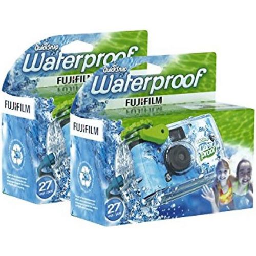 후지필름 Fujifilm Disposable QuickSnap Waterproof Pool Underwater 35mm Camera, Pack of 2