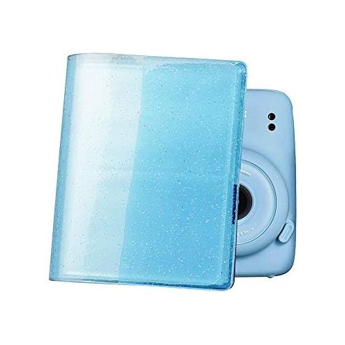 후지필름 Fujifilm Instax Mini 11 Instant Camera - Sky Blue (16654762) 2X Fujifilm Instax Mini Twin Pack Instant Film (40 Sheets) + Protective Case + Photo Album - Instax Mini 11 Accessory G