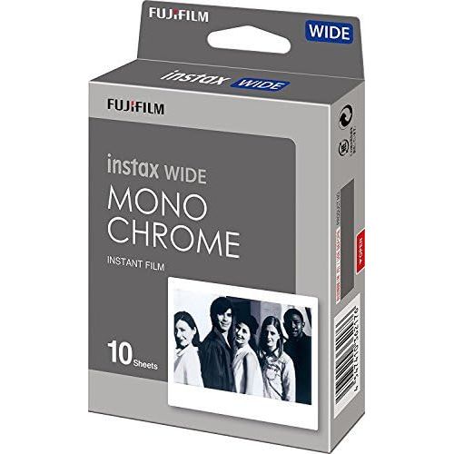 후지필름 Fujifilm Instant Film 2-PACK BUNDLE SET , INSTAX WIDE MONOCHROME WW 1 (10 x 2 = 20 Shoots) for Instax Wide 300 Camera -Japan Import (2-pack)