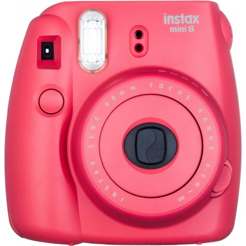 후지필름 Fujifilm Instax Mini 8 Instant Film Camera (Raspberry) (Discontinued by Manufacturer)