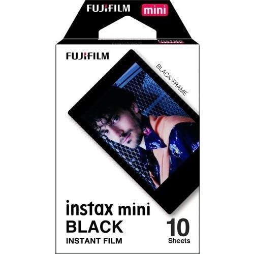 후지필름 Fujifilm Instax Mini 11 Blush Pink Instant Camera Plus Case, Photo Album and Fujifilm Character 10 Films (Black)