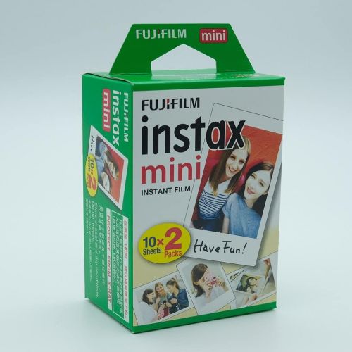 후지필름 Fujifilm Instax Mini 11 Instant Camera + Fuji Instax Film 40 Shots + Protective Case + Magnetic Frames + Album, Frames Design Kit (Ice White)