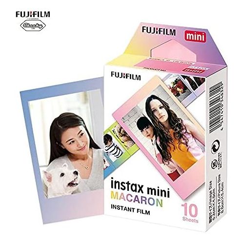 후지필름 Fujifilm Instax Mini 11 Ice Blue Instant Camera Plus Original Fuji Case, Photo Album and Fujifilm Character 10 Films (Monochrome)