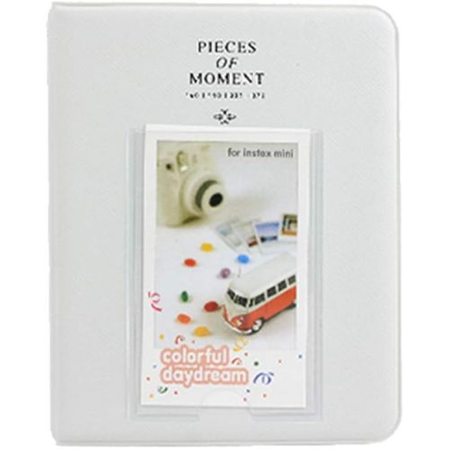 후지필름 Fujifilm Instax Mini 11 Ice White Instant Camera Plus Matching Case, Photo Album and Fujifilm Character 10 Films (Rainbow)