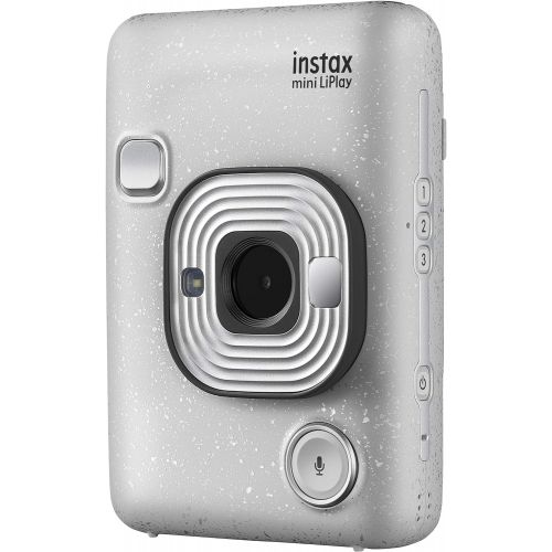 후지필름 Fujifilm Instax Mini Liplay Hybrid Instant Camera - Stone White