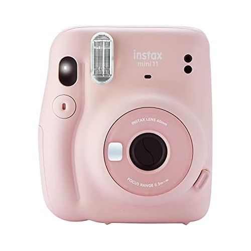 후지필름 Fujifilm Instax Mini 11 Instant Camera with Case, Album and More Accessory Kit (Blush Pink)