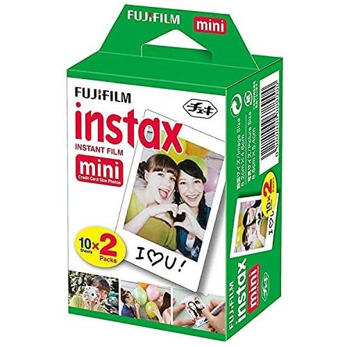 후지필름 Fujifilm Instax Mini 11 Instant Camera + Fuji Instax Film 20 Shots + Protective Case + Frames Design Kit (Lilac Purple)