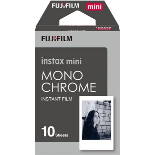 후지필름 Fujifilm Instax Mini 11 Blush Pink Instant Camera Plus Case, Photo Album and Fujifilm Character 10 Films (Monochrome)