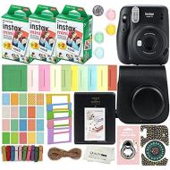 Fujifilm Instax Mini 11 Instant Camera with Case, 60 Fuji Films, Decoration Stickers, Frames, Photo Album and More Accessory kit (Charcoal Grey)