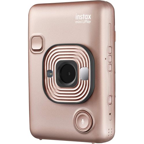 후지필름 Fujifilm Instax Mini Liplay Hybrid Instant Camera - Blush Gold