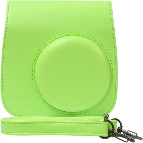 후지필름 Fujifilm Fuji Instax Mini 9 Instant Camera Lime Green with Custom Case + Fuji Instax Film Value Pack (50 Sheets) Flamingo Designer Photo Album for Fuji instax Mini 9 Photos