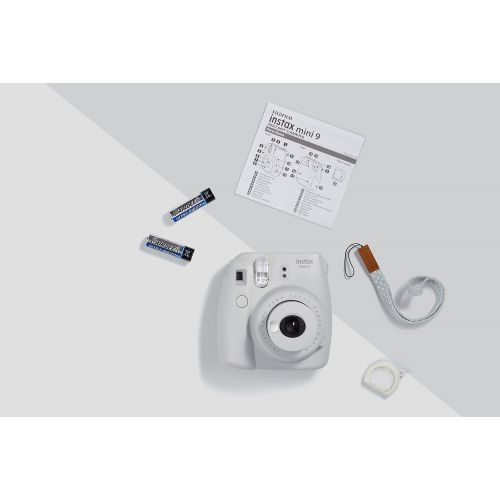 후지필름 Fujifilm Instax Mini 9 Instant Camera, Smokey White