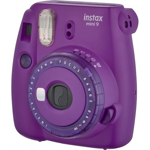 후지필름 Fujifilm Mini 9 Instant Camera with Clear Accents (Purple)