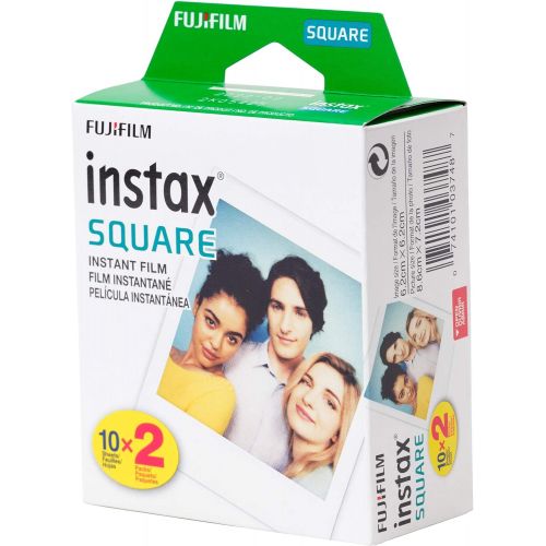 후지필름 Fujifilm Instax Square Twin Pack Film - 20 Exposures